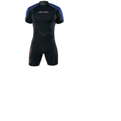 Thermoprene Shorty Men Back Zip